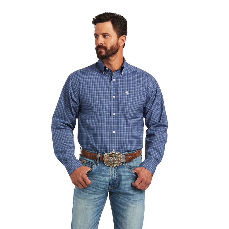 Ariat Hemden Herren - Pro Series Bryson Classic Fit Blau ( CAROZ-9462 )